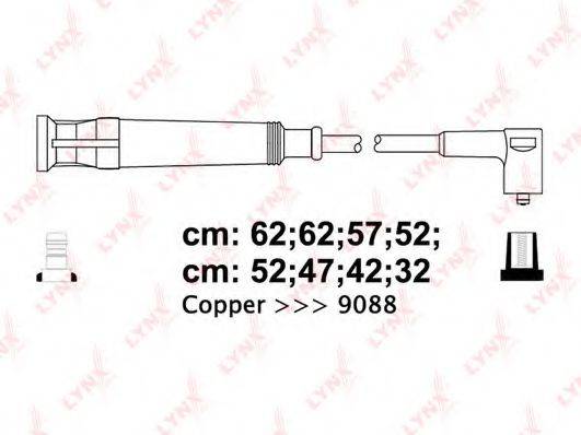 LYNXAUTO SPC1011 Комплект дротів запалювання