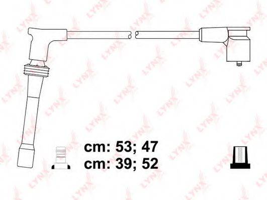 LYNXAUTO SPC4613 Комплект дротів запалювання