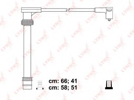 ALFAROME/FIAT/LANCI 46413088 Комплект дротів запалювання