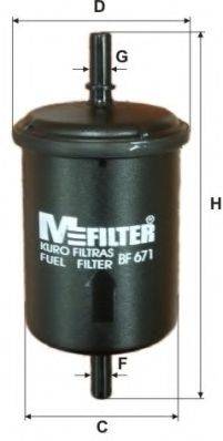 MFILTER BF671 Паливний фільтр