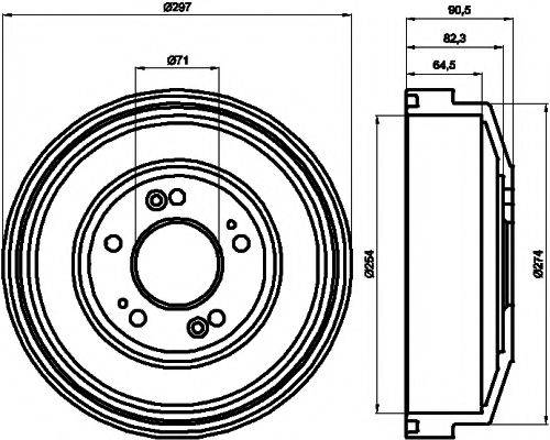 HELLA PAGID 8DT 355 300-871