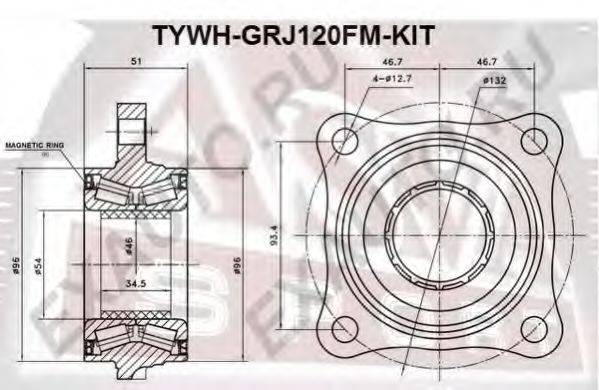 ASVA TYWH-GRJ120FM-KIT