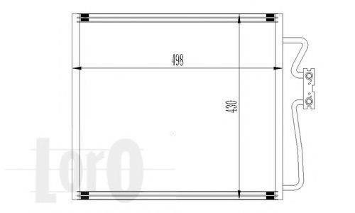 LORO 0040160006 Конденсатор, кондиціонер