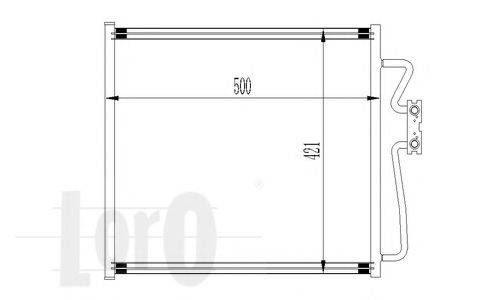 LORO 0040160017 Конденсатор, кондиціонер