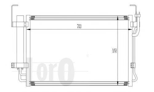 LORO 0190160005 Конденсатор, кондиціонер