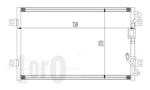 LORO 0240160002 Конденсатор, кондиціонер