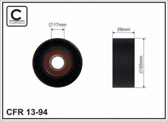 CAFFARO 1394 Натяжний ролик, полікліновий ремінь