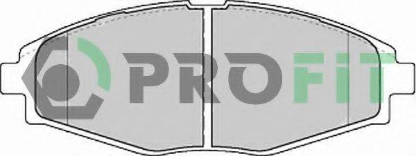 PROFIT 50001337 Комплект гальмівних колодок, дискове гальмо