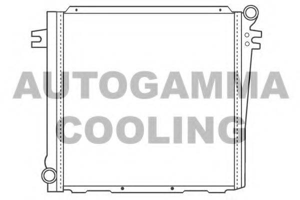 AUTOGAMMA 100116 Радіатор, охолодження двигуна