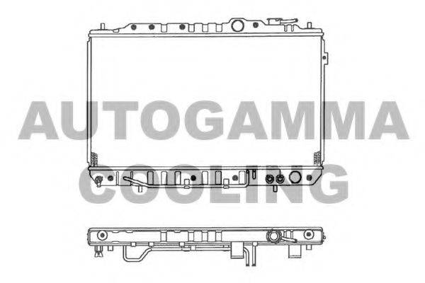 AUTOGAMMA 101205 Радіатор, охолодження двигуна