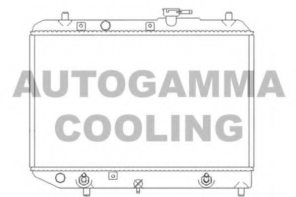 AUTOGAMMA 103517 Радіатор, охолодження двигуна