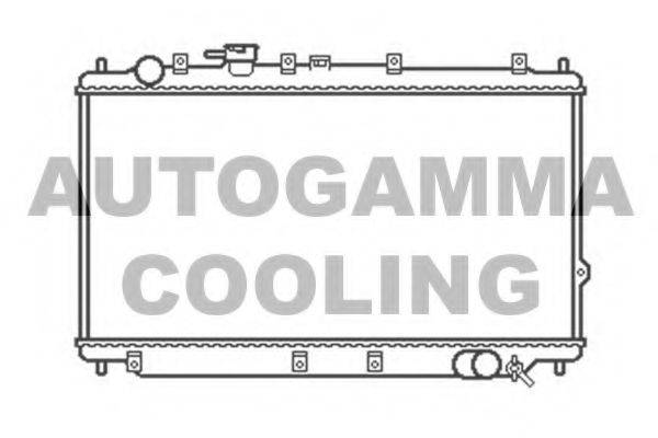 AUTOGAMMA 104146 Радіатор, охолодження двигуна