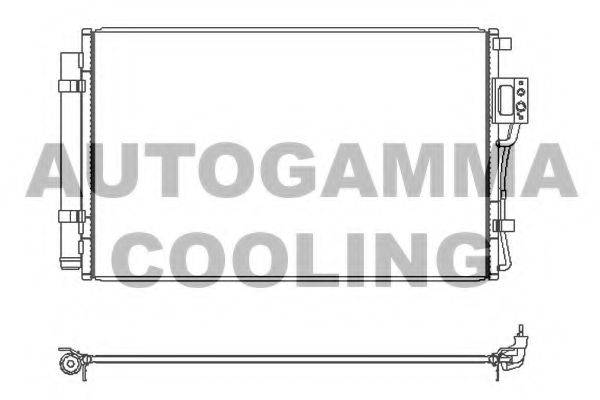 AUTOGAMMA 107368 Конденсатор, кондиціонер