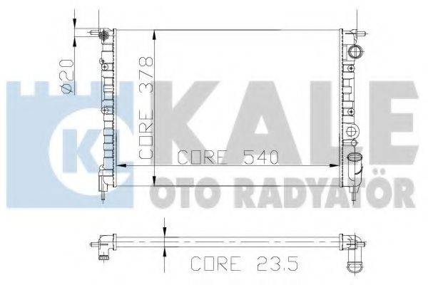 KALE OTO RADYATOR 108300