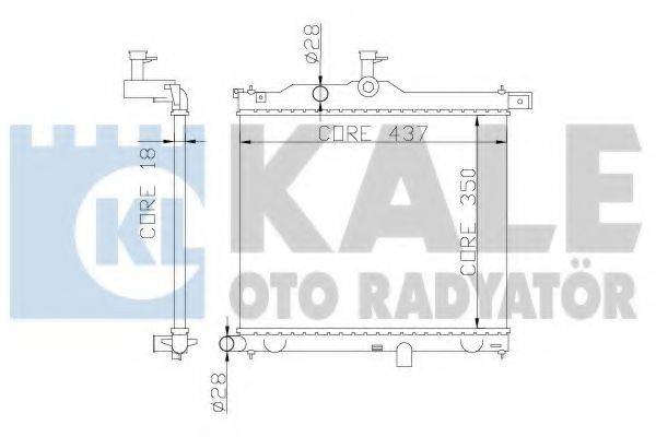 KALE OTO RADYATOR 358300