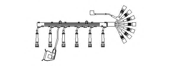 BREMI 517100 Комплект дротів запалювання