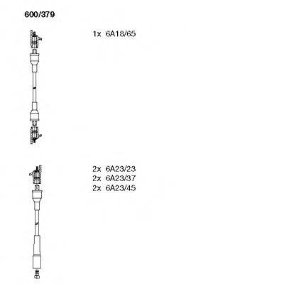 BREMI 600379 Комплект дротів запалювання