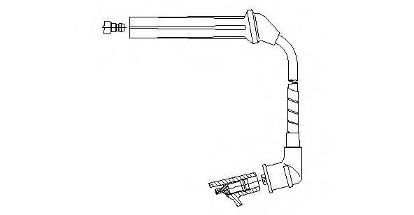 BREMI 6A25E61 Провід запалювання