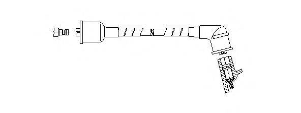 BREMI 741F63 Провід запалювання