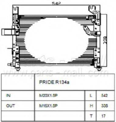 KIA KK33761480C Конденсатор, кондиціонер