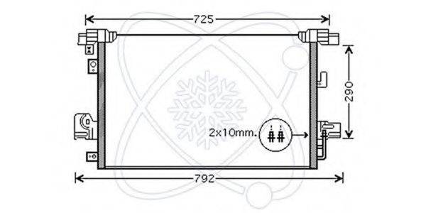 ELECTRO AUTO 30P0034 Конденсатор, кондиціонер