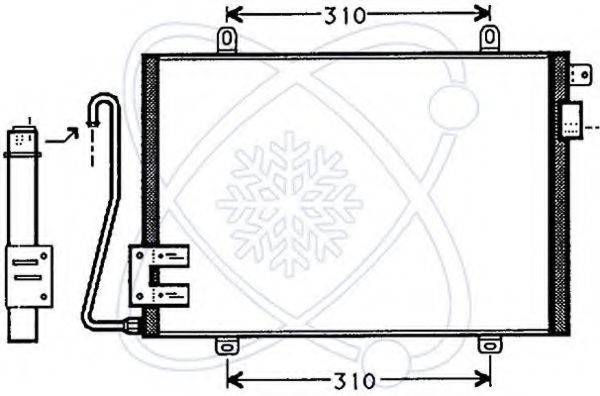 ELECTRO AUTO 30R0019 Конденсатор, кондиціонер