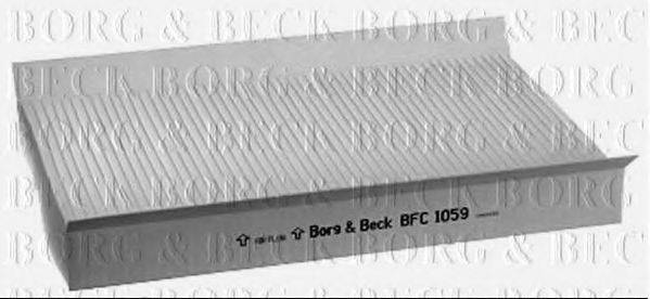 BORG & BECK BFC1059 Фільтр, повітря у внутрішньому просторі