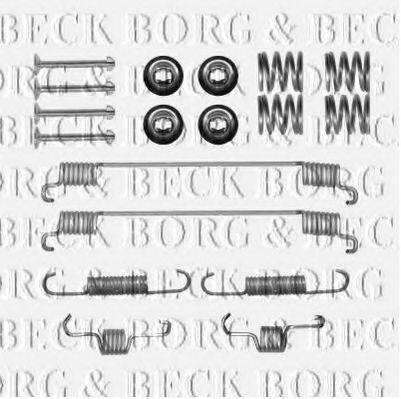 BORG & BECK BBK6163 Комплектуючі, колодки дискового гальма