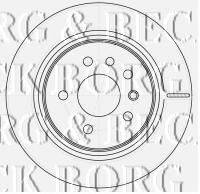 BORG & BECK BBD4530 гальмівний диск
