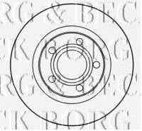BORG & BECK BBD4615 гальмівний диск
