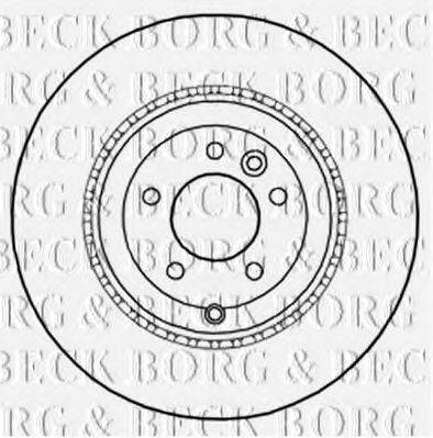 BORG & BECK BBD5996S гальмівний диск