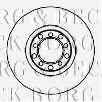 BORG & BECK BBD4827 гальмівний диск