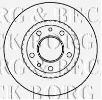 BORG & BECK BBD4652 гальмівний диск
