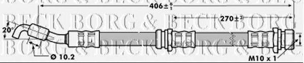 BORG & BECK BBH7067 Гальмівний шланг