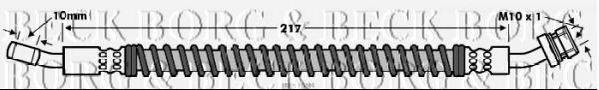 BORG & BECK BBH7684 Гальмівний шланг