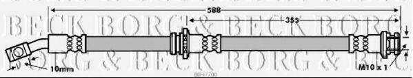 BORG & BECK BBH7700 Гальмівний шланг