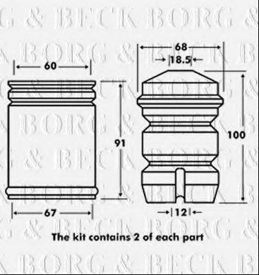 BORG & BECK BPK7018