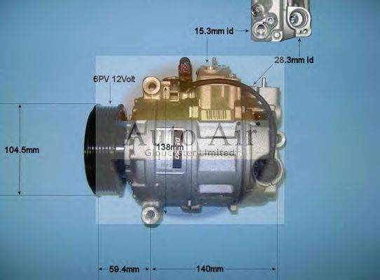 AUTO AIR GLOUCESTER 149741 Компресор, кондиціонер