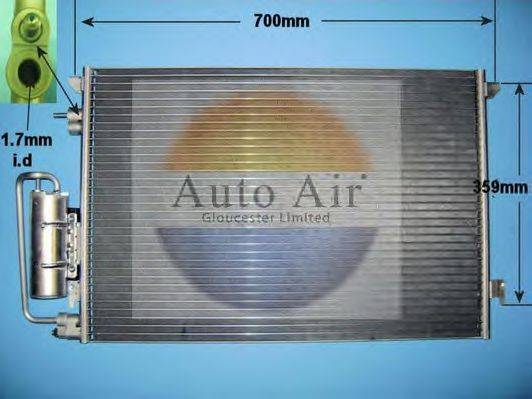 AUTO AIR GLOUCESTER 161240A Конденсатор, кондиціонер