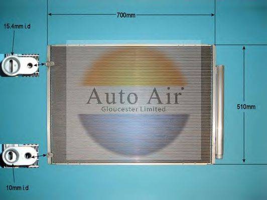 AUTO AIR GLOUCESTER 169954 Конденсатор, кондиціонер