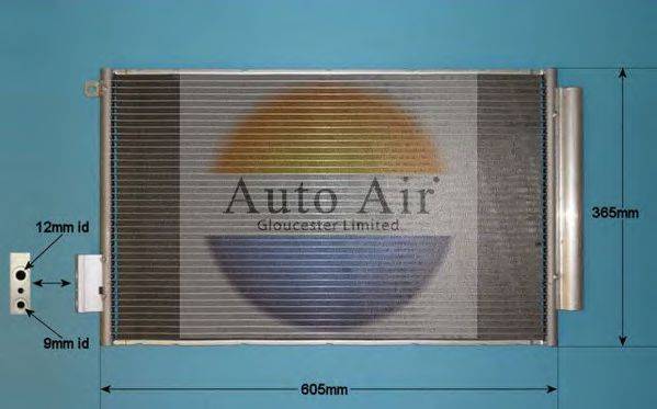 AUTO AIR GLOUCESTER 161994 Конденсатор, кондиціонер