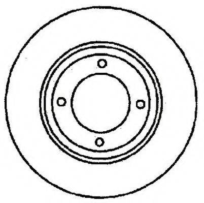 BRAKE ENGINEERING DI839651 гальмівний диск