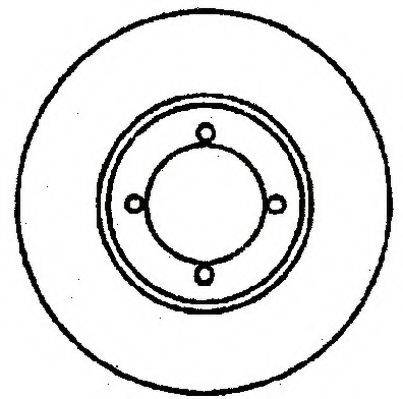 OPEL 569023 гальмівний диск