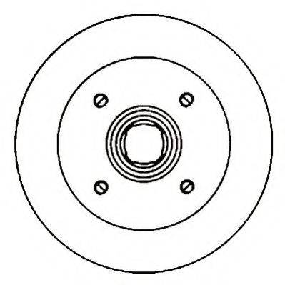 MAZDA GE61-26-251 гальмівний диск