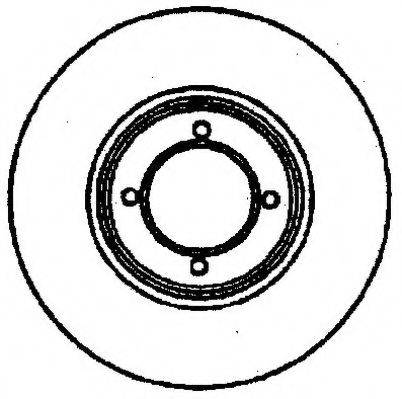 BRAKE ENGINEERING DI954081 гальмівний диск