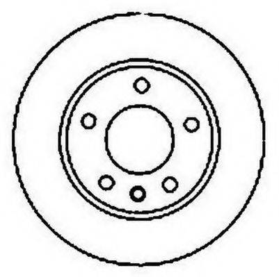 BRAKE ENGINEERING DI953780 гальмівний диск