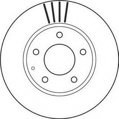 BRAKE ENGINEERING DI955727 гальмівний диск