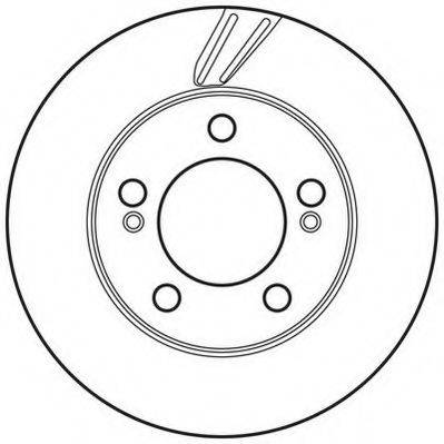 QUINTON HAZELL BDC5654 гальмівний диск