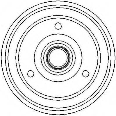 BREMBO 14560610 Гальмівний барабан