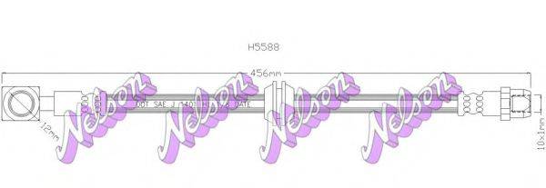 BROVEX-NELSON H5588 Гальмівний шланг